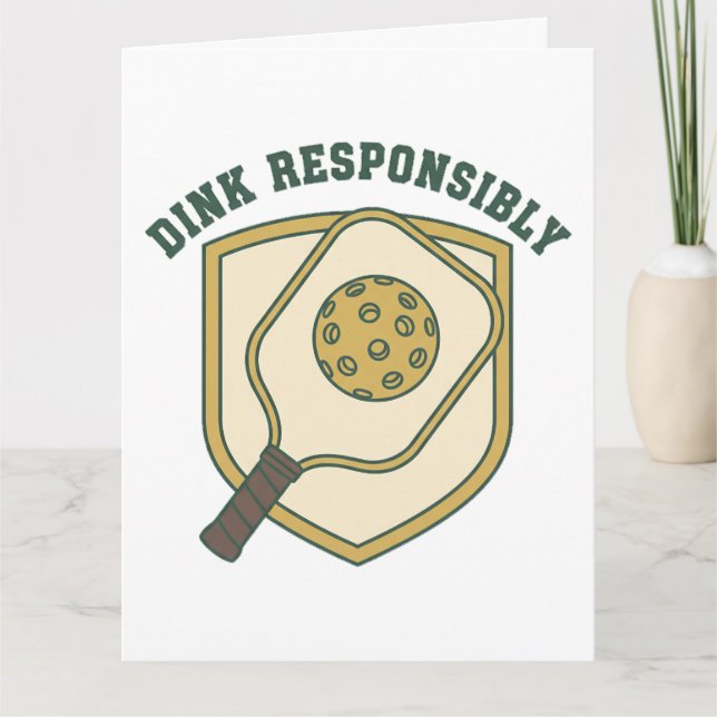  Dink Responsibly Card (Front)