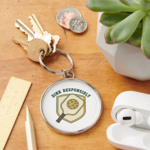 Dink Responsibly Keychain