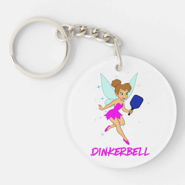 Dinkerbell Pickleball - Drôle Pickleball Pour Elle (Devant)
