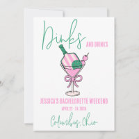 Dinks and Drinks, Pickleball Bachelorette Party