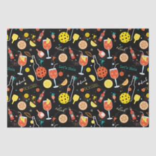 Dinks and 🍾🥂drinks - pickleball  tissue paper