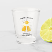 Dinks & Drinks Beer Mugs Clinking Pickleball