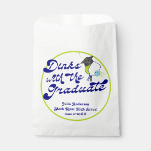 Dinks with the Graduate Pickleball Graduation Favour Bag