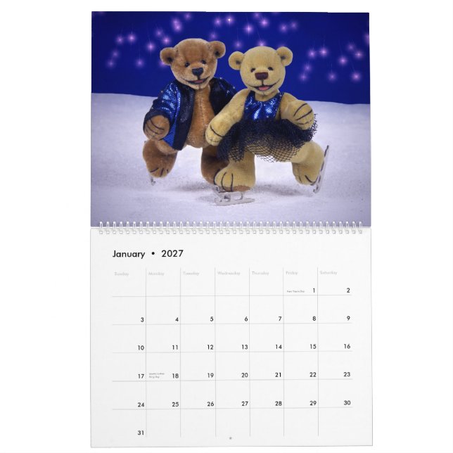Dinky Bears Calendar 2011 (Jan 2027)