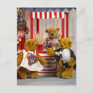 Dinky Bears Fairground Fun Postcard
