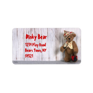 Dinky Bears Little Painter Label
