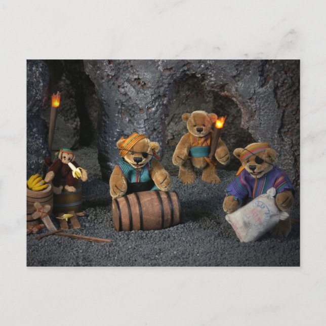 Dinky Bears: Little Pirates Postcard (Front)
