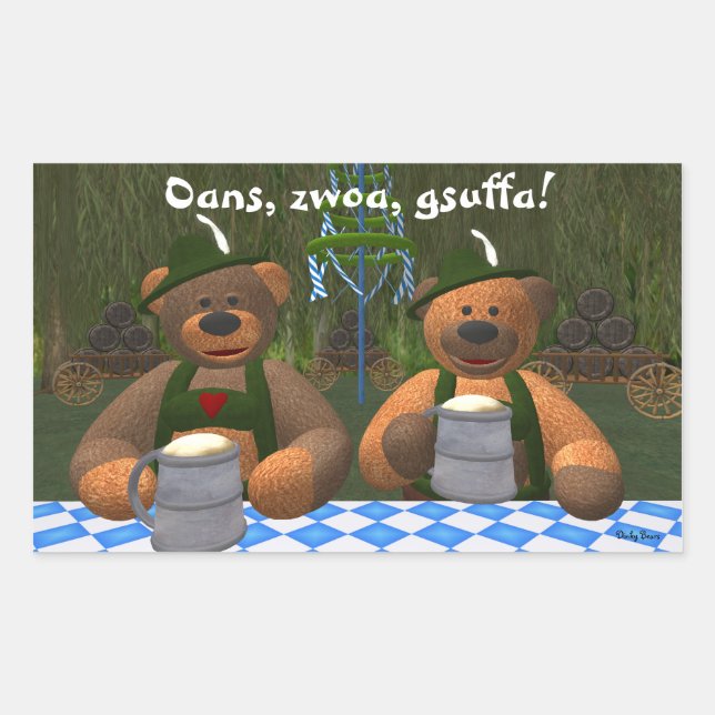 Dinky Bears Oktoberfest Sticker (Front)