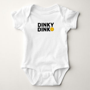 "Dinky Dink" Bodysuit for a Pickleball Baby
