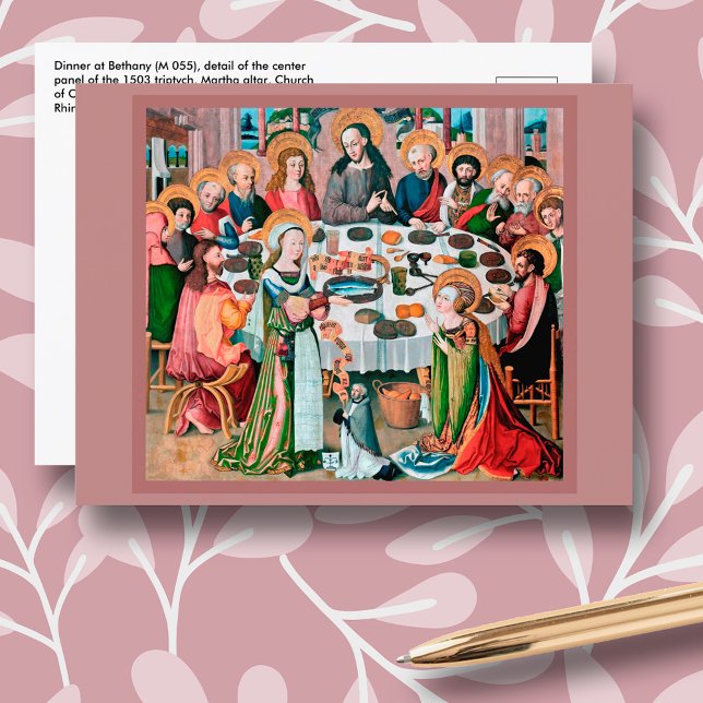 Dinner at Bethany (M 055) Postcard (Creator Uploaded)