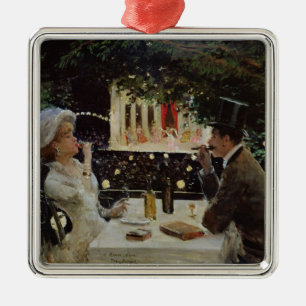 Dinner at Les Ambassadeurs, c.1882 Metal Ornament