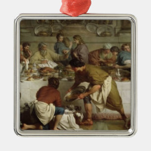 Dinner at the House of Simon, 1737 Metal Ornament