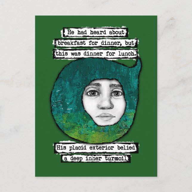 Dinner For Lunch Postcard (Front)