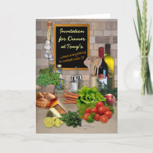 Dinner Invitation (customizable)