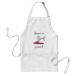 Dinner is Poured Standard Apron