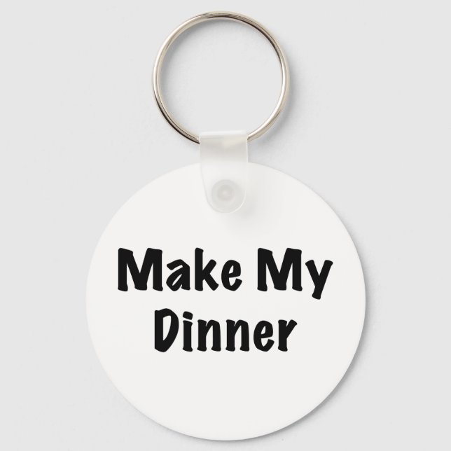 Dinner Keychain (Front)