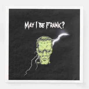 Dinner Napkins, May I Be Frank, Frankenstein Napkin