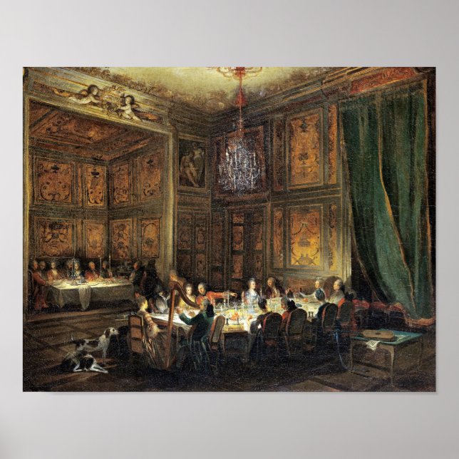 Dinner of the Prince of Conti in the Temple Poster (Front)