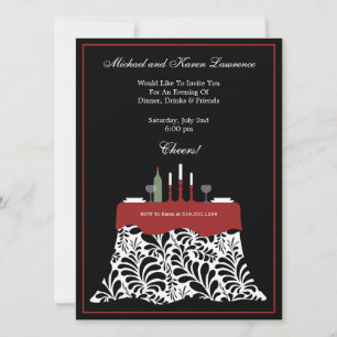 Dinner Party Celebration Invitation