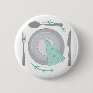 Dinner Plate 2 Inch Round Button