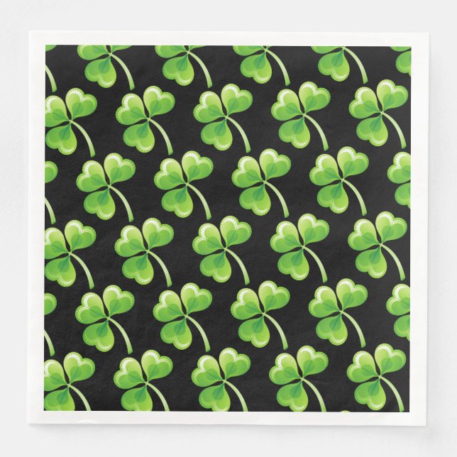 Dinner Size Paper Napkins-Saint Patrick's Napkin (Front)
