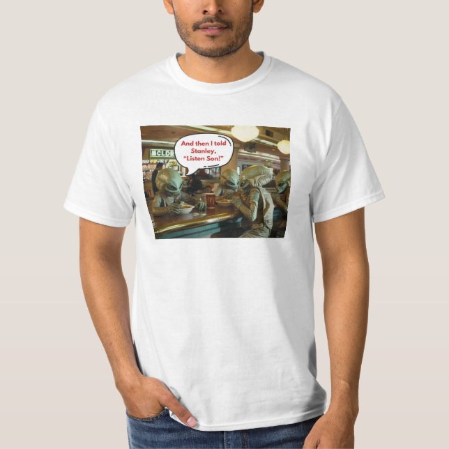 Dinner Time Gossip T-Shirt (Front)