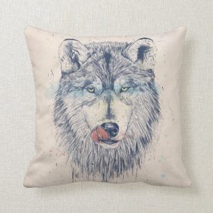 Dinner time throw pillow