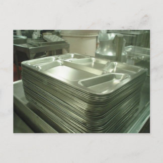 Dinner Trays Postcard