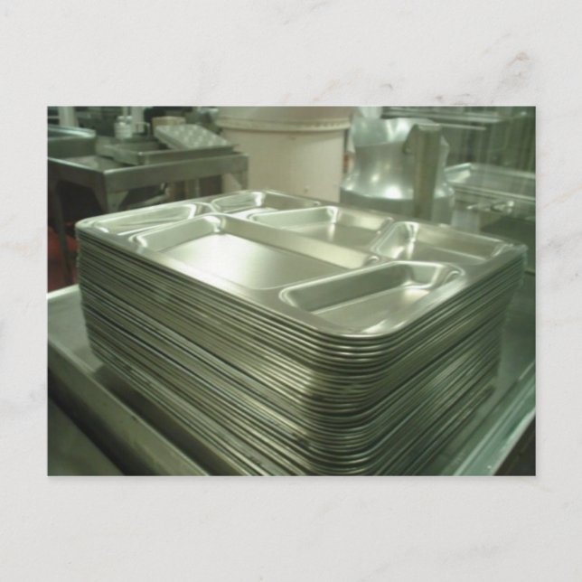 Dinner Trays Postcard (Front)