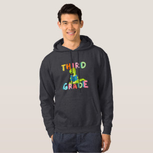 Dino 3rd GRADE Squad teacher student shcool Hoodie