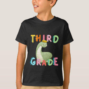 Dino 3rd GRADE Squad teacher student shcool T-Shirt