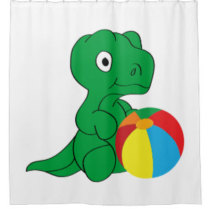 Dino and ball