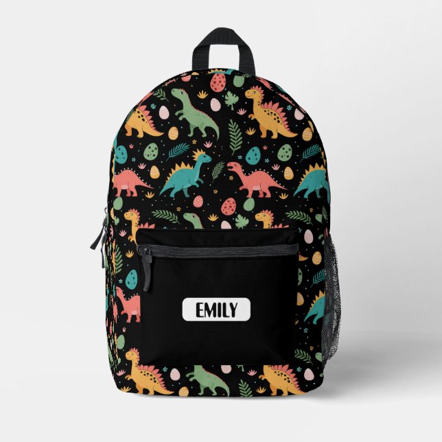 Dino Backpack for Boys – Toddler & Kids School Bag (Front)