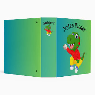 Dino Baseball Custom Binder
