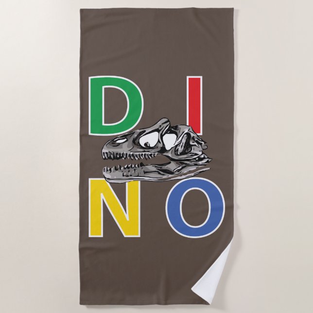 DINO - Beach Towel (Front)