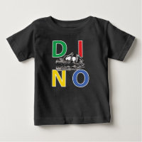 DINO - Black Baby Fine Jersey T-Shirt