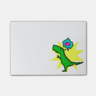 Dino Brain Post-It Notes