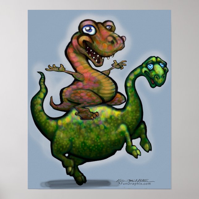 Dino Bronco Poster (Front)