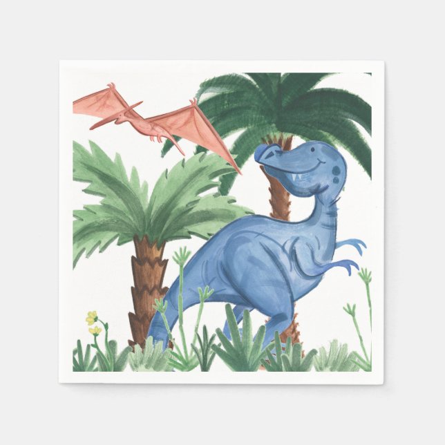 Dino Buddies I Napkin (Front)