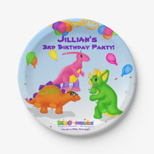 Dino-Buddies™ Paper Cup – Dino-Buddies Dance P Plate