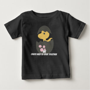 Dino Chick 2 Baby Fine Jersey T-Shirt