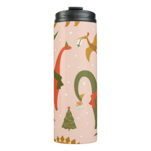 Dino Christmas Party: Tree Rex Thermal Tumbler