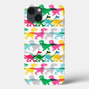 Dino Colour Pattern iPhone 13 Case