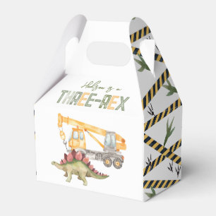 Dino Construction Party Favour Box