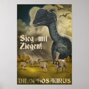 Dino D-Day: Dilophosaurus Poster