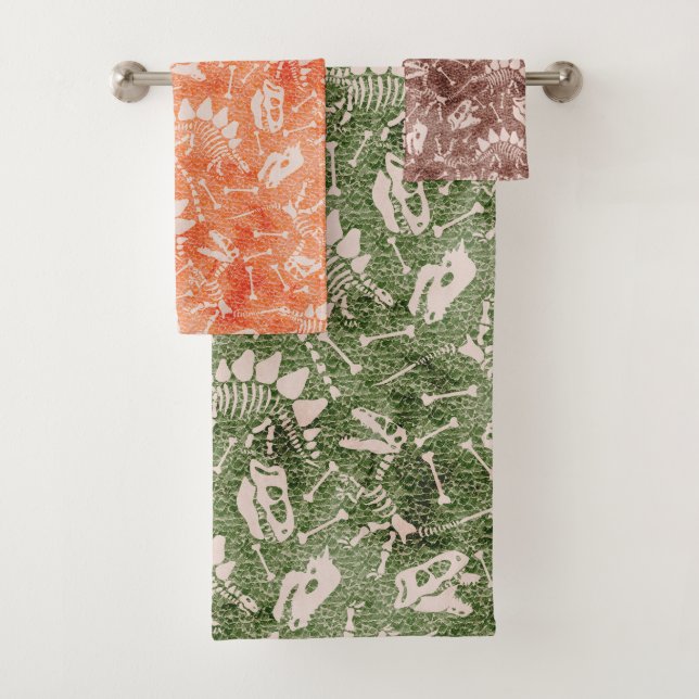Dino Dig Bath Towel Set (Insitu)