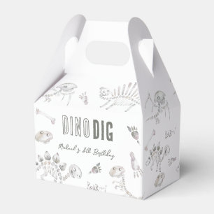Dino Dig Birthday  Favor Box