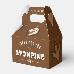 Dino Dig Dinosaur Excavation Birthday Favor Boxes