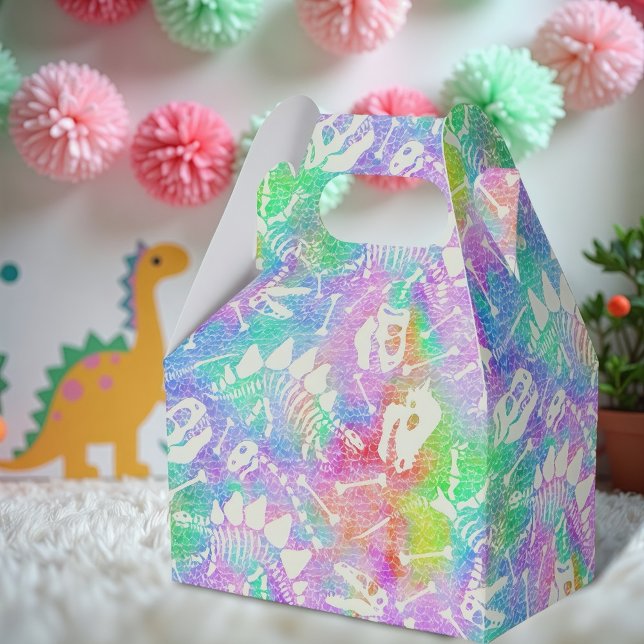 Dino Dig Rainbow Favour Box (Creator Uploaded)