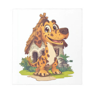 Dino Dog � Prehistoric Funny Pup Notepad